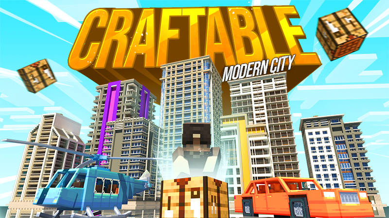 Craftable Modern City Key Art