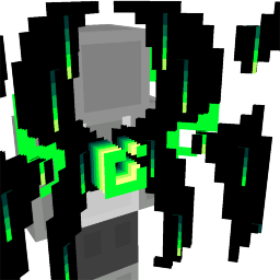 Sci-Fi Dark Cyber Hacker Green Wings