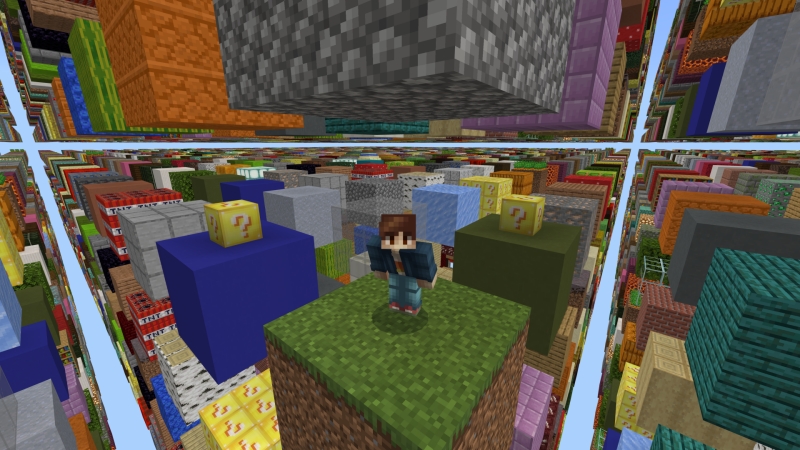 Lucky Blocks Sky Grid Lucky Blocks Sky Grid by Fall Studios