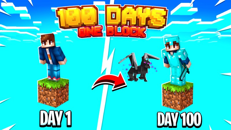 100 Days: One Block Key Art
