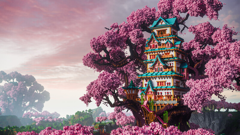 Mega Cherry Treehouse Key Art