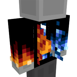 Red & Blue Fire Torso Key Art