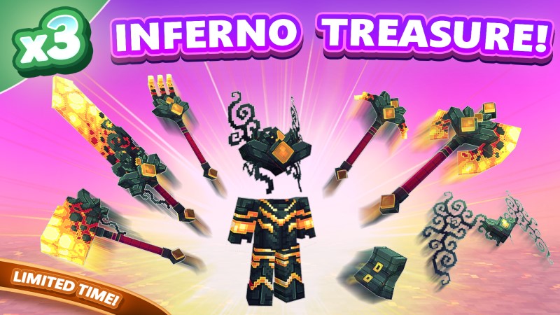 3x Inferno Treasure