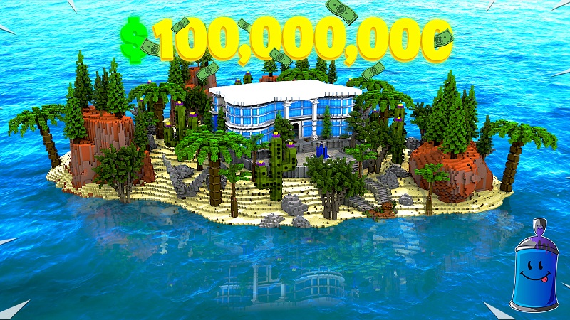 Millionaire Tropical Mansion Key Art