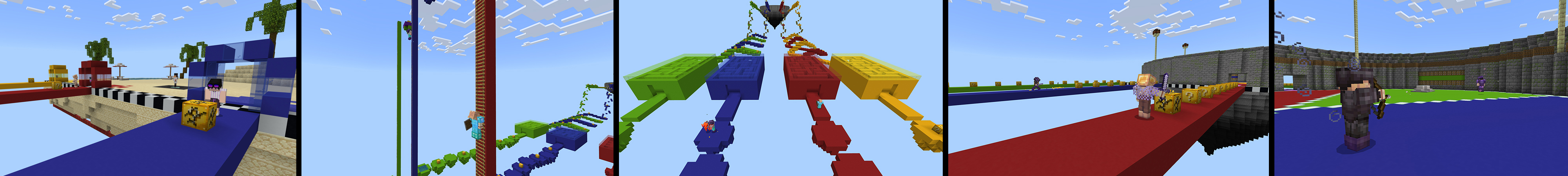 Lucky Block Race! Panorama