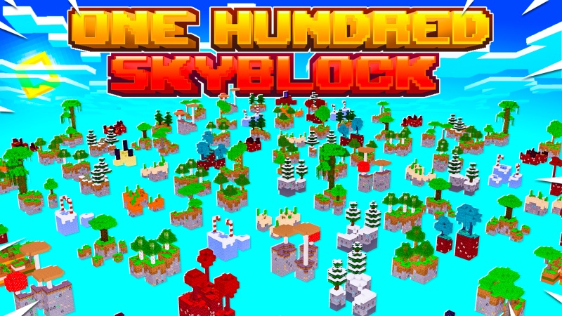 One Hundred Skyblock Key Art