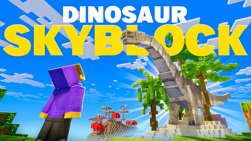 Dinosaur Skyblock Key Art