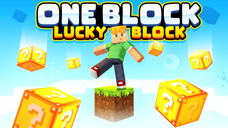 One Block Lucky Block Key Art