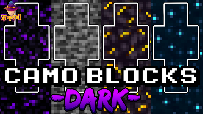 Camo Blocks: Dark Key Art