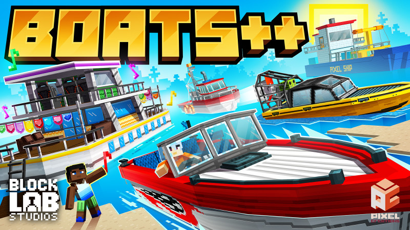Boats&plus;&plus; [DX] on the Minecraft Marketplace by BLOCKLAB Studios