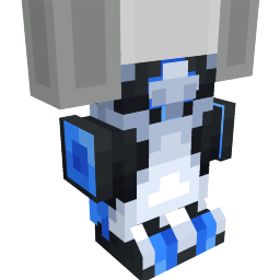 Blue White Mecha Pants Key Art