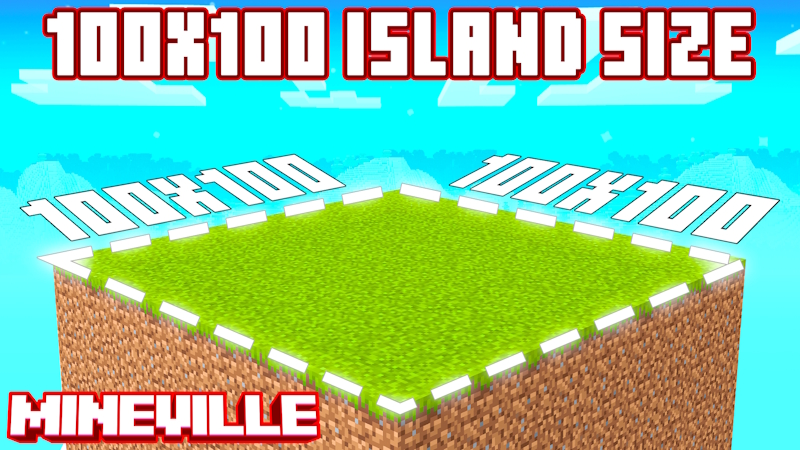 [Oneblock] 100x100 Island Size