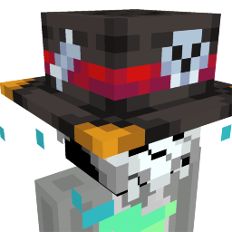 Skeleton Pirate Head