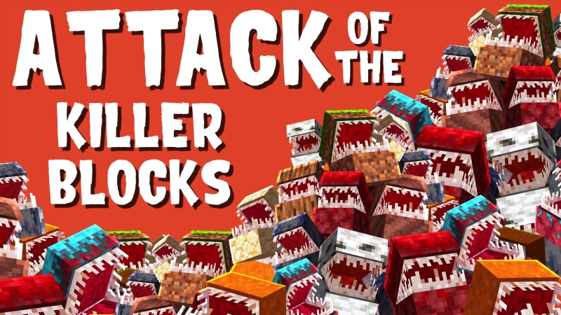 Attack of the Killer Blocks Key Art