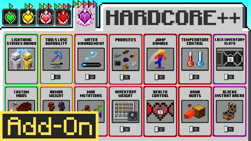 Harder on Bedrock Add-On on the Minecraft Marketplace by Doctor Benx