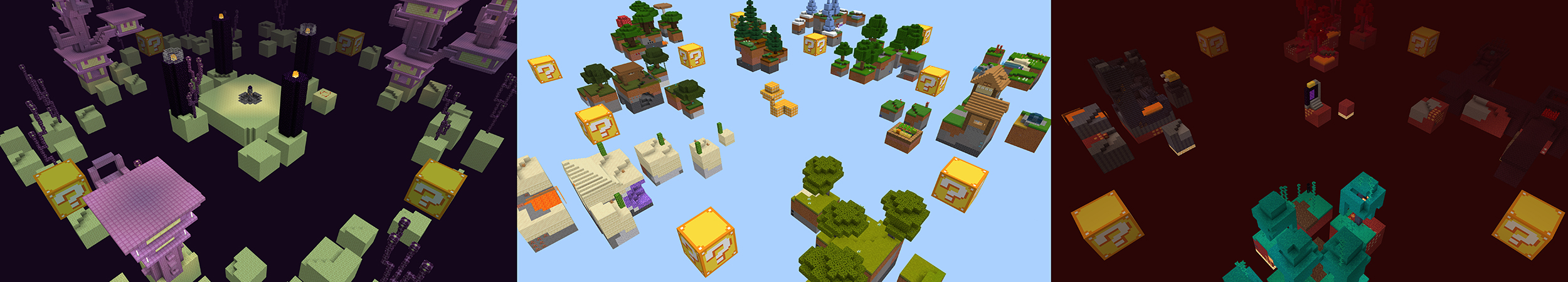 Skyblock Lucky Block Panorama