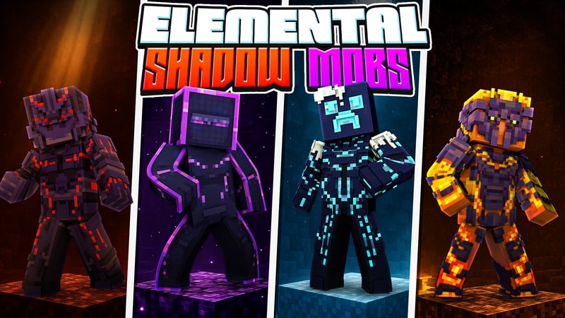 Elemental Shadow Mobs on the Minecraft Marketplace by CHRONICOVERRIDE LLC