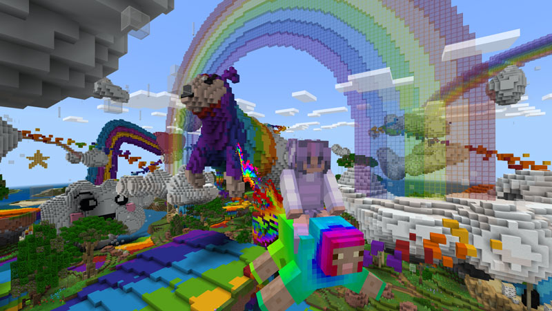 Rainbow World by CubeCraft Games