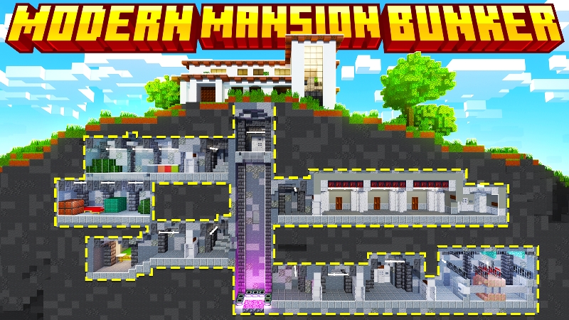 Modern Mansion Bunker Key Art