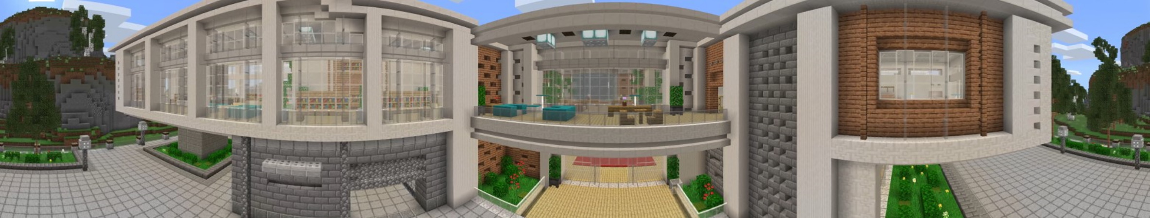 Hillside Mansion Panorama