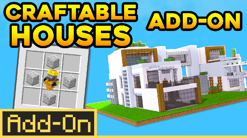 Craftable Houses Add-On Key Art