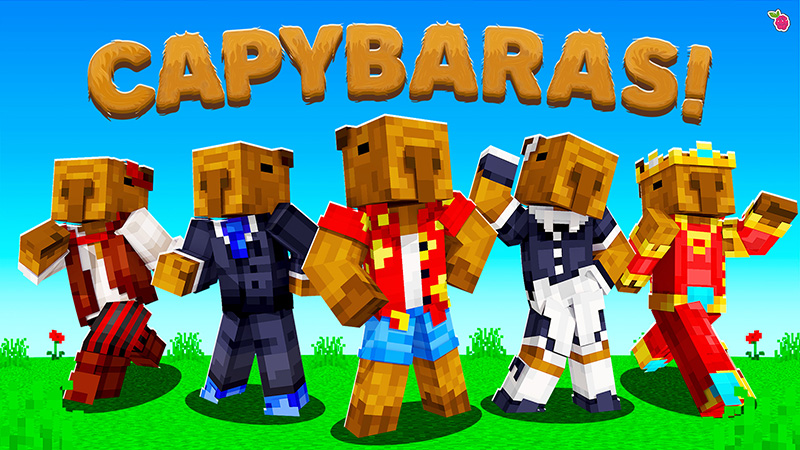 MINECRAFT - COMO JOGAR COM AS CAPIVARAS NA BEDROCK E JAVA EDITION 