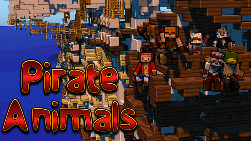 Pirate Animals on the Minecraft Marketplace by Snail Studios