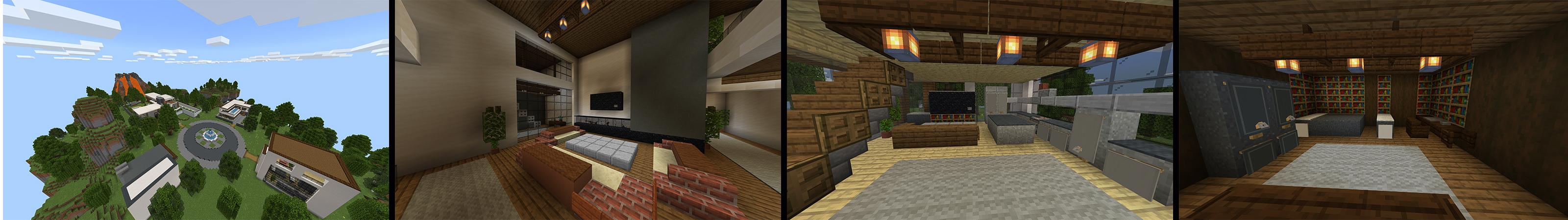 Skyblock Secret Base Panorama