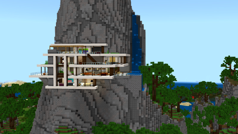 Cliffside Mansion by 4KS Studios