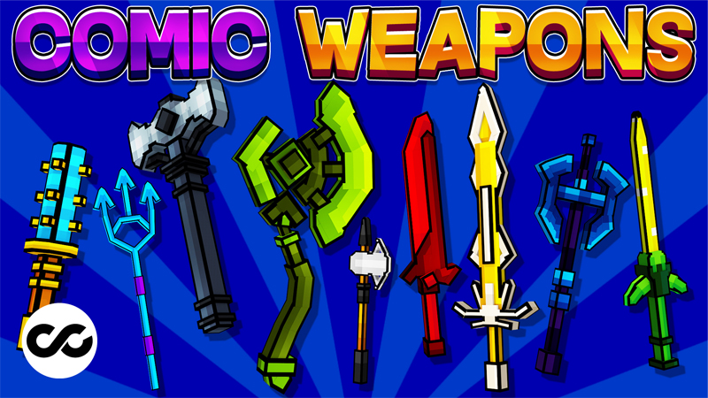 Comic Weapons on the Minecraft Marketplace by Chillcraft