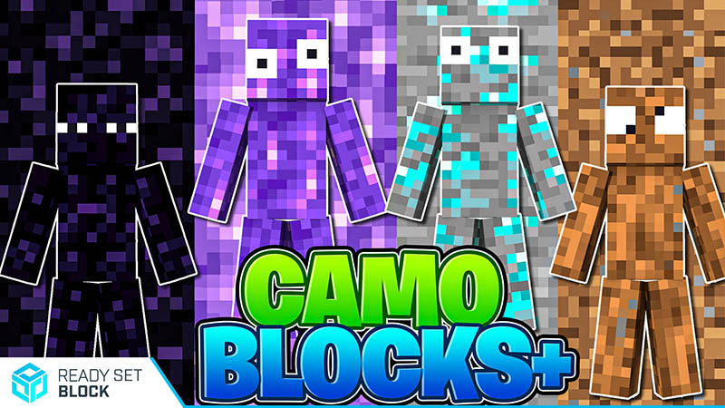 Camo Blocks+ Key Art