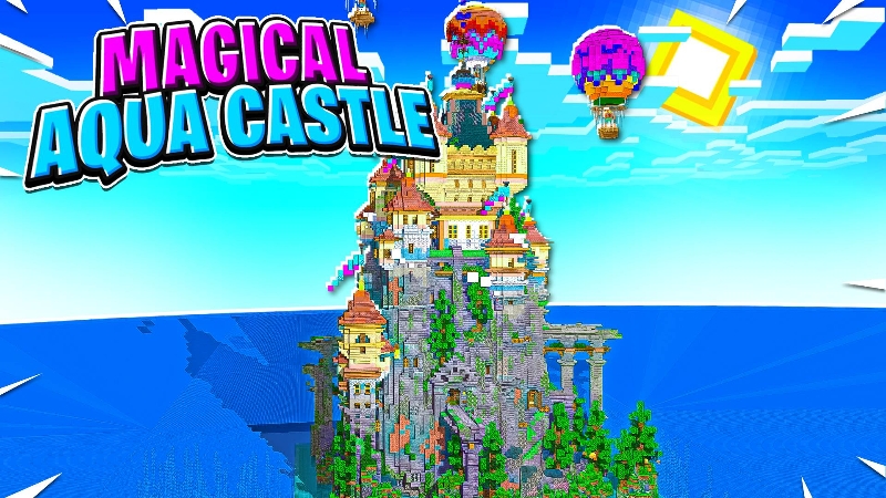 Magical Aqua Castle Key Art