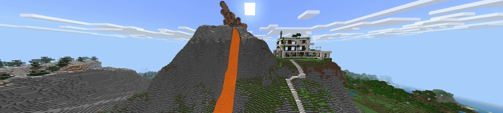 Volcano Millionaire Mansion Panorama