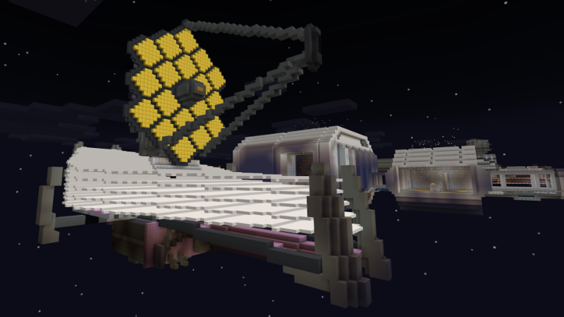 James Web Space Telescope by Minecraft