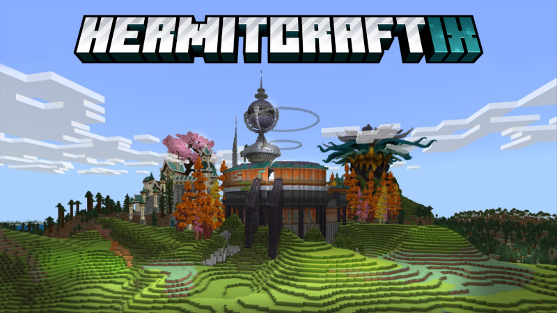 Hermitcraft Season 9 Map Key Art