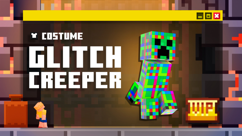 Glitch Creeper Costume