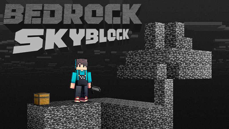 Bedrock Skyblock Key Art