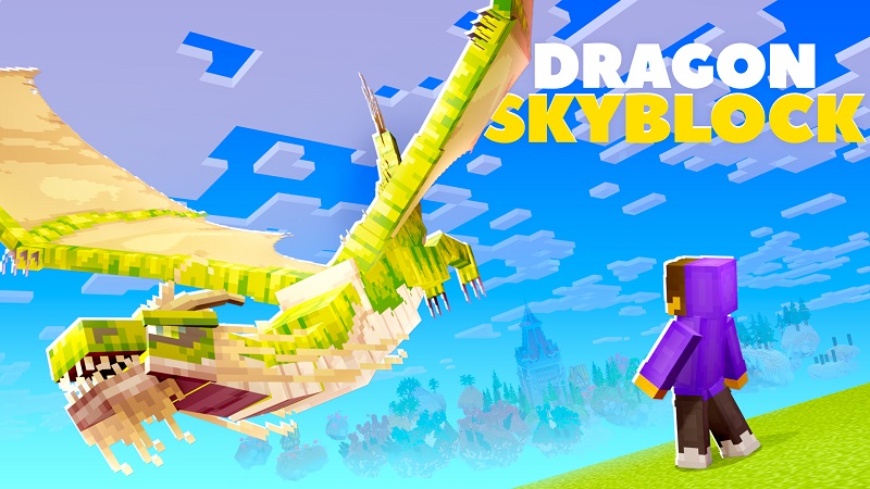 Dragon Skyblock Key Art