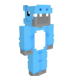 Light Blue Dinosaur Pajamas on the Minecraft Marketplace by Asiago Bagels