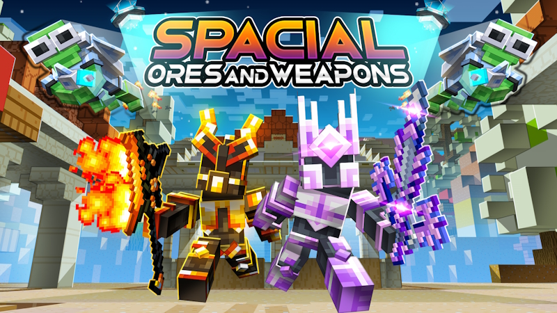 Spacial Ores and Weapons Key Art