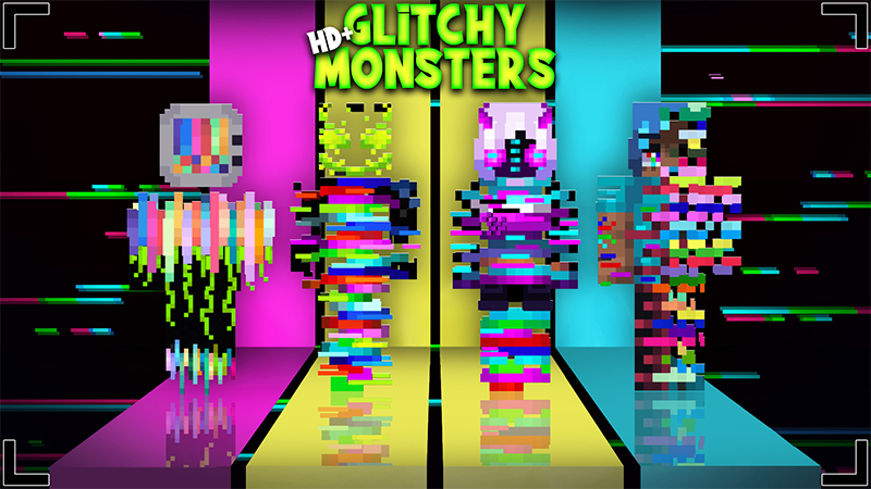 HD+ Glitchy Monsters Key Art