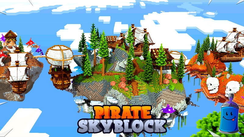 Pirate Skyblock Key Art