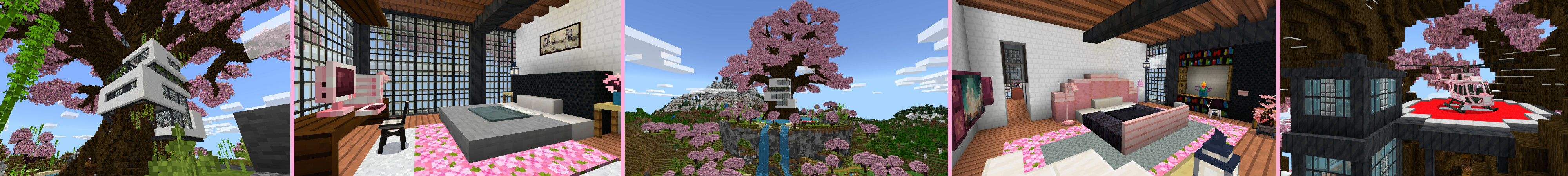 Cherry Tree Mansion Panorama