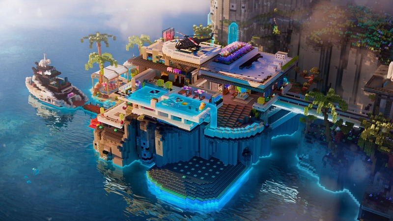 Crypto Mansion on the Minecraft Marketplace by Plank