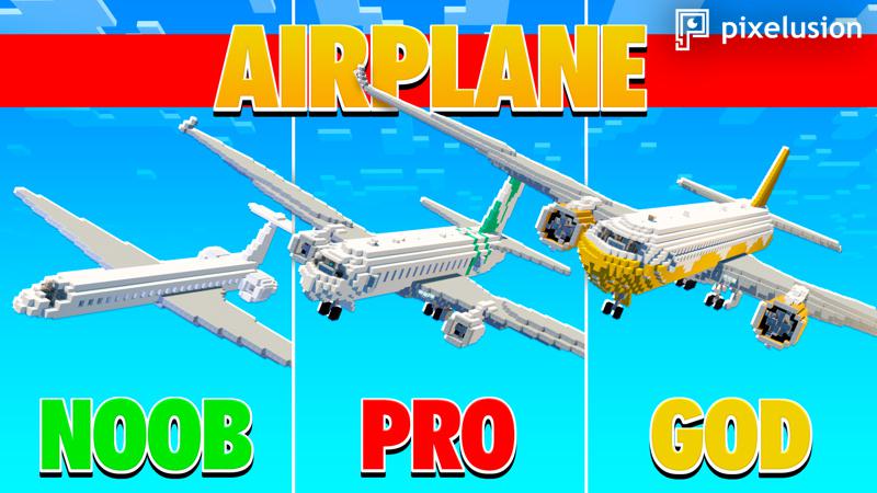 Noob VS Pro VS God: Airplane Key Art