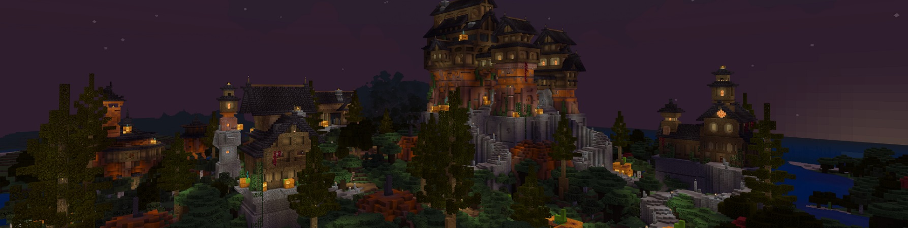 Halloween Town Panorama