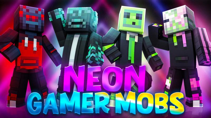 Neon Gamer Mobs Key Art