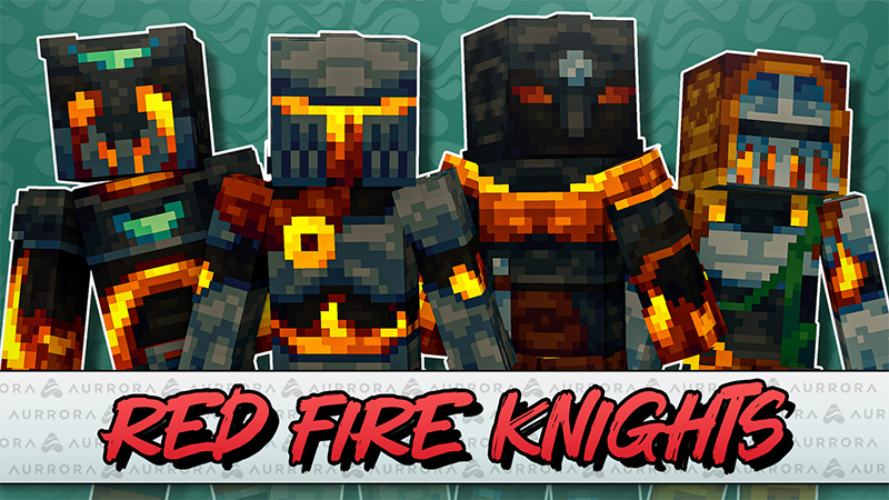 Red Fire Knights on the Minecraft Marketplace by Aurrora