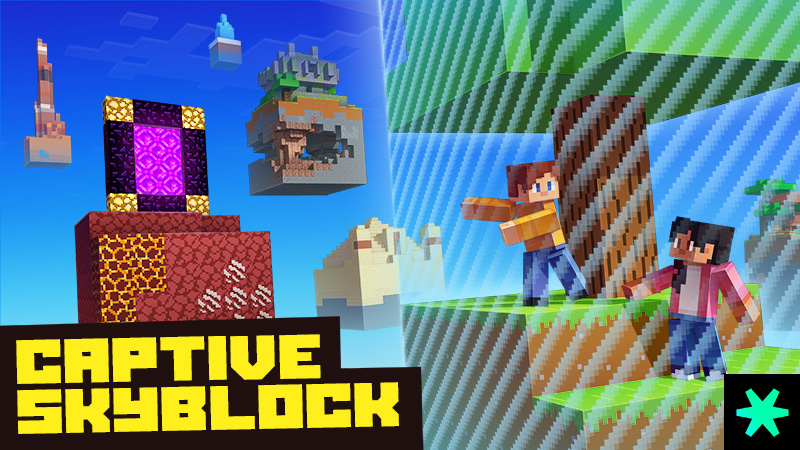 Captive Skyblock Key Art