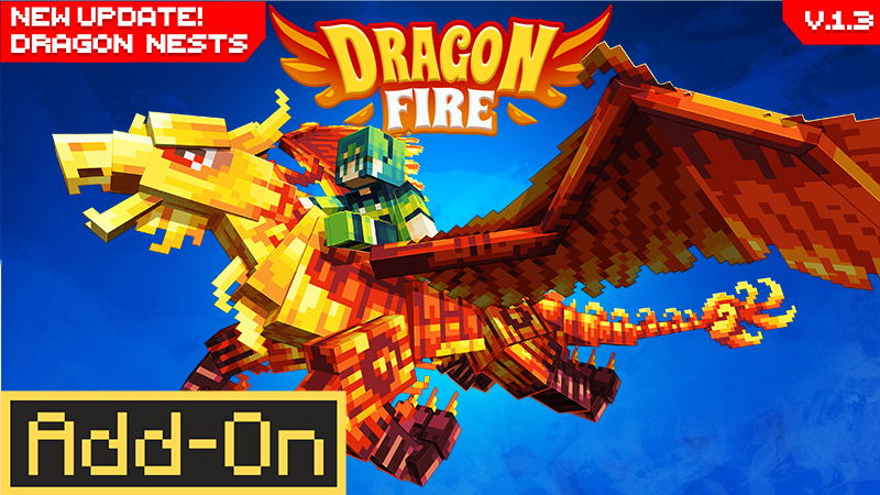 DragonFire Lite Add-On on the Minecraft Marketplace by Spectral Studios